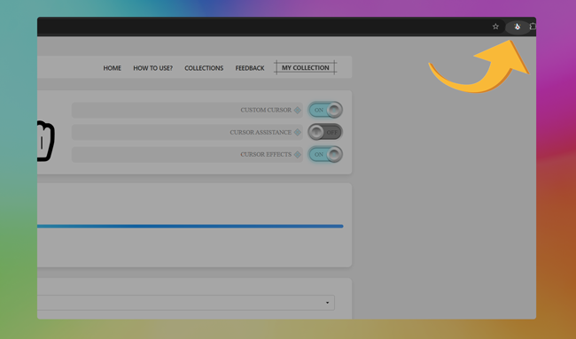 Ouvrir la fenêtre contextuelle de l'extension